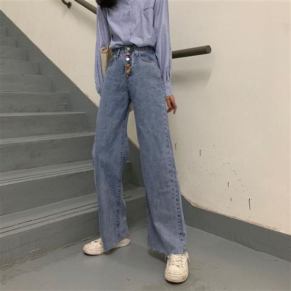women's jeans 2021 autumn women high waist loose comfortable pants fashion casual straight denim washed boyfriend oversize trousers e35, Blue
women's jeans 2021 autumn women high waist loose comfortable pants fashion casual straight denim washed boyfriend oversize trousers e35, Blue