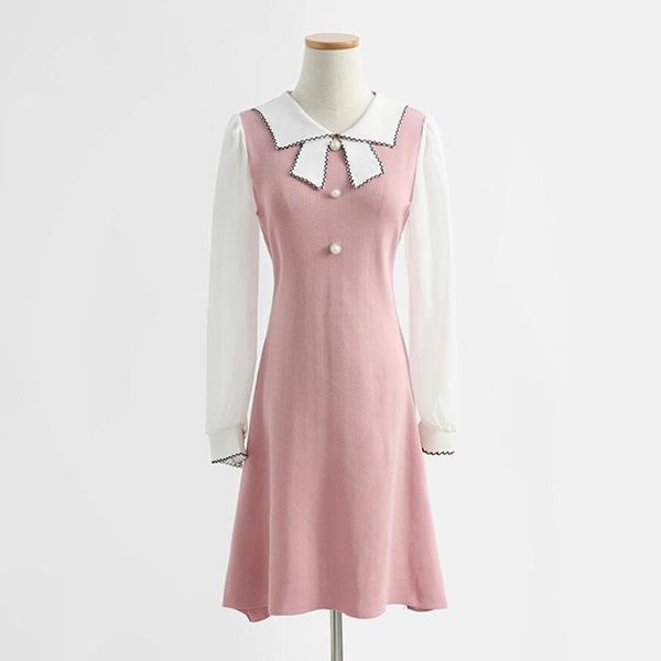 casual dresses knitted dress women long sleeve vintage elegant office sweater female 2021 korean autumn knee-length, Black;gray
casual dresses knitted dress women long sleeve vintage elegant office sweater female 2021 korean autumn knee-length, Black;gray