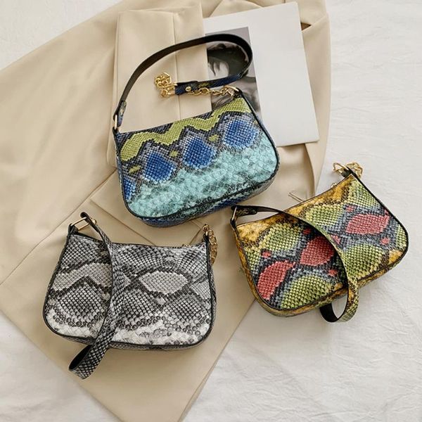 evening bags retro women's bag trend 2021 snake pattern print pu leather shoulder underarm ladies mini chain handbags handle
evening bags retro women's bag trend 2021 snake pattern print pu leather shoulder underarm ladies mini chain handbags handle
