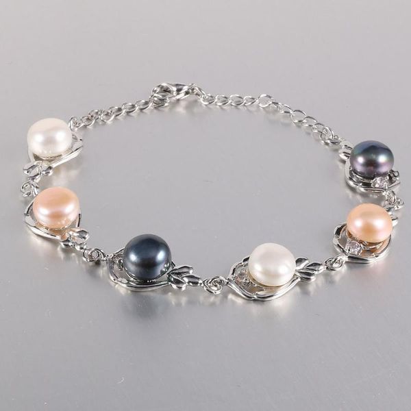 charm bracelets 2021 fashion charms bracelet pearl jewelry for women natural freshwater simple alloy bangle girlfriend gift 8-9mm, Golden;silver
charm bracelets 2021 fashion charms bracelet pearl jewelry for women natural freshwater simple alloy bangle girlfriend gift 8-9mm, Golden;silver