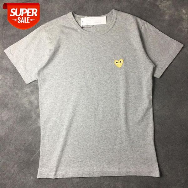 japanese brand love embroidery label gold heart short-sleeved men and women couples #3o65, White;black
japanese brand love embroidery label gold heart short-sleeved men and women couples #3o65, White;black