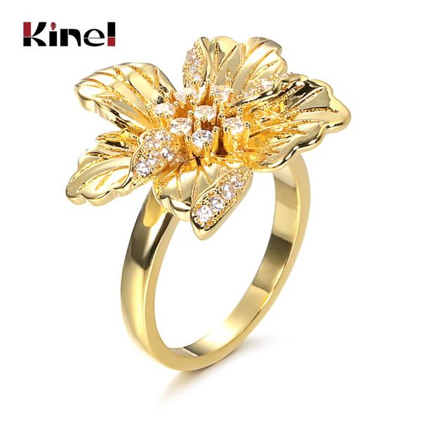 cluster rings kinel jewelry boho bride wedding fashion dubai gold mosaic zircon crystal flower ring engagement party wholesale, Golden;silver
cluster rings kinel jewelry boho bride wedding fashion dubai gold mosaic zircon crystal flower ring engagement party wholesale, Golden;silver