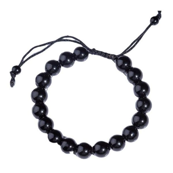 charm bracelets obsidian healthcare adjustable black natural stone 10mm bead bracelet for women men yoga jewelry, Golden;silver
charm bracelets obsidian healthcare adjustable black natural stone 10mm bead bracelet for women men yoga jewelry, Golden;silver