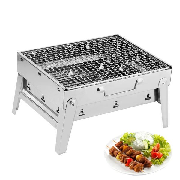 grills portable outdoor barbecue grill 430 stainless steel folding bbq charcoal for campaing pinnic kebab oven
grills portable outdoor barbecue grill 430 stainless steel folding bbq charcoal for campaing pinnic kebab oven