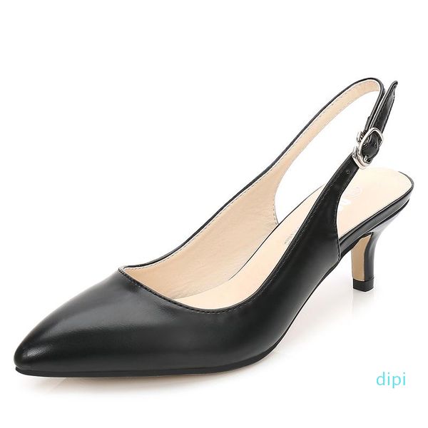 wholesale-dress shoes baoyafang 5cm thin med heel women's pointed toe slingbacks big size woman office pumps shoe female slip-on fashio, Black
wholesale-dress shoes baoyafang 5cm thin med heel women's pointed toe slingbacks big size woman office pumps shoe female slip-on fashio, Black