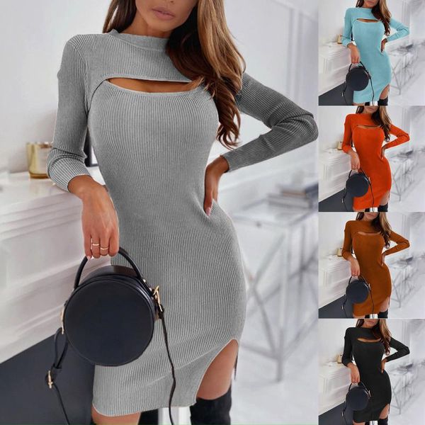 casual dresses women winter fall bodycon ribbed dress hollow out solid stretch pencil party ladies long sleeve sim vestido, Black;gray
casual dresses women winter fall bodycon ribbed dress hollow out solid stretch pencil party ladies long sleeve sim vestido, Black;gray