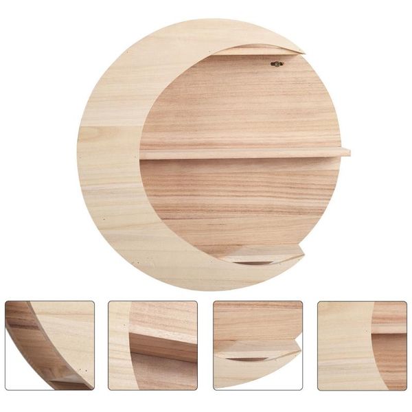other home decor 1pc exquisite moon shape wall wooden mounted storage rack holder
other home decor 1pc exquisite moon shape wall wooden mounted storage rack holder