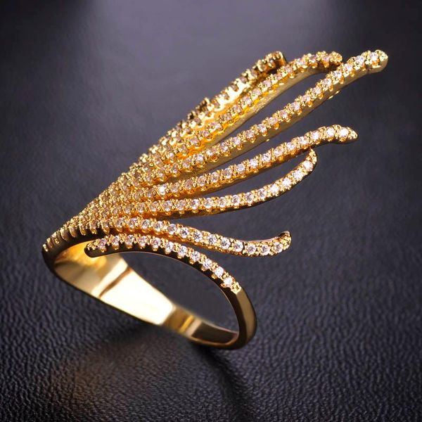 wedding rings dazz personality punk tail shape women man gold zircon copper party aros resizable couple masculino bague bijoux, Slivery;golden
wedding rings dazz personality punk tail shape women man gold zircon copper party aros resizable couple masculino bague bijoux, Slivery;golden