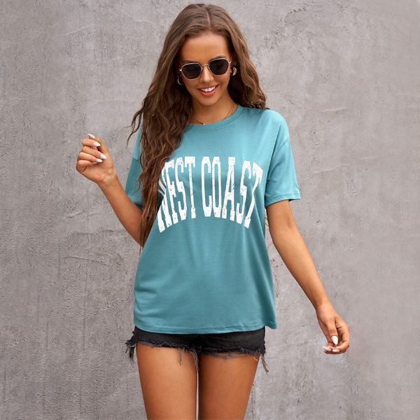 summer t shirt shiying short sleeve female 2021 letter print casual 2524613, White
summer t shirt shiying short sleeve female 2021 letter print casual 2524613, White