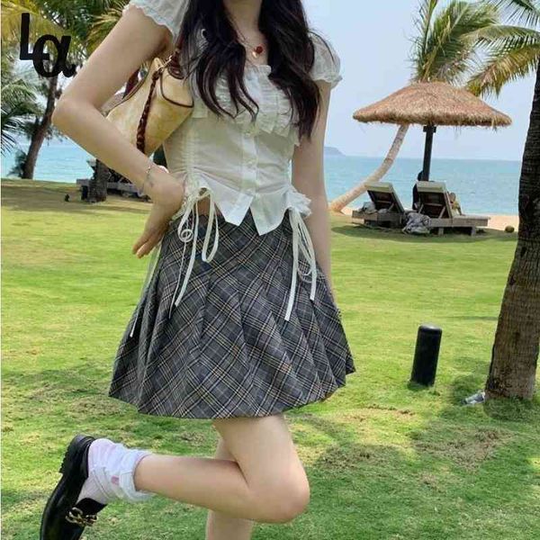 elegant gothic skirt women vintage casual korean kawaii high waist pleated sweet a-line party lolita summer 210519, Black
elegant gothic skirt women vintage casual korean kawaii high waist pleated sweet a-line party lolita summer 210519, Black