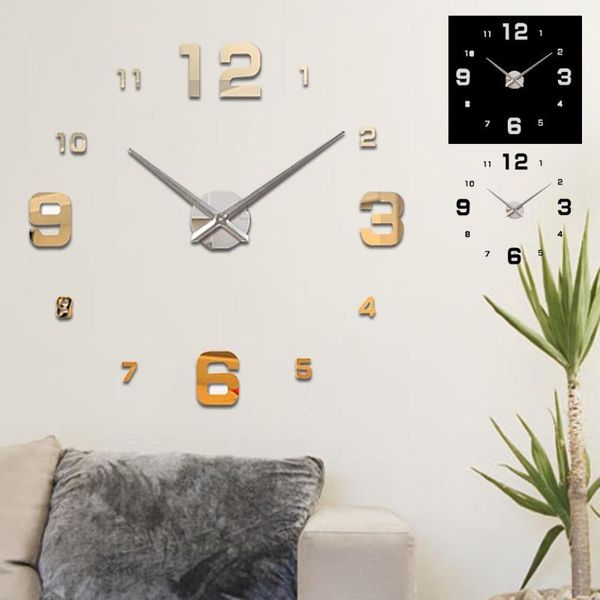 wall clocks contemporary style 3d big size clock mirror surface stickers diy decor large watch office house creative gift
wall clocks contemporary style 3d big size clock mirror surface stickers diy decor large watch office house creative gift