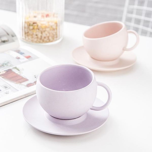 mugs coffee cup and saucer set couple creative simple ceramic cute concentrated cappuccino breakfast oatmeal 270ml
mugs coffee cup and saucer set couple creative simple ceramic cute concentrated cappuccino breakfast oatmeal 270ml