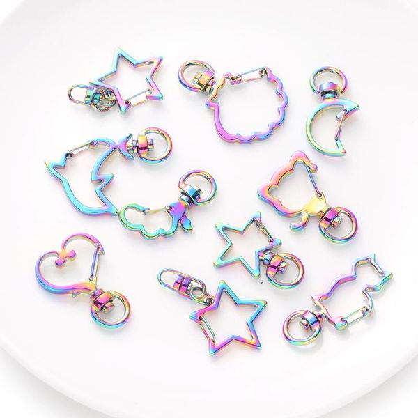bag parts & accessories 10pcs seven color laser keyring key ring chain lock decoration for handbag diy, Black
bag parts & accessories 10pcs seven color laser keyring key ring chain lock decoration for handbag diy, Black