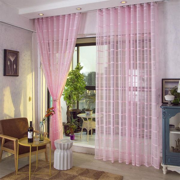 curtain & drapes modern jacquard plaid curtains tulle 3 colors optional pure living room kitchen balcony customizable 
curtain & drapes modern jacquard plaid curtains tulle 3 colors optional pure living room kitchen balcony customizable