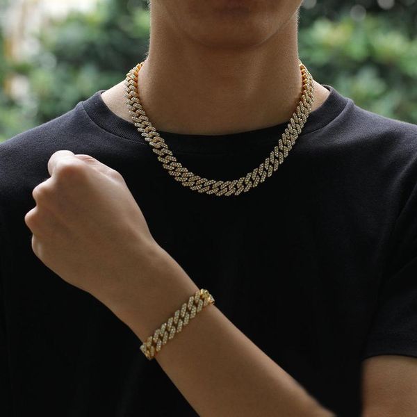 designer necklace bracelet mens gold chain miami cuban link chain necklace set for mens bling hip hop iced out diamond gold silver rapper ch
designer necklace bracelet mens gold chain miami cuban link chain necklace set for mens bling hip hop iced out diamond gold silver rapper ch