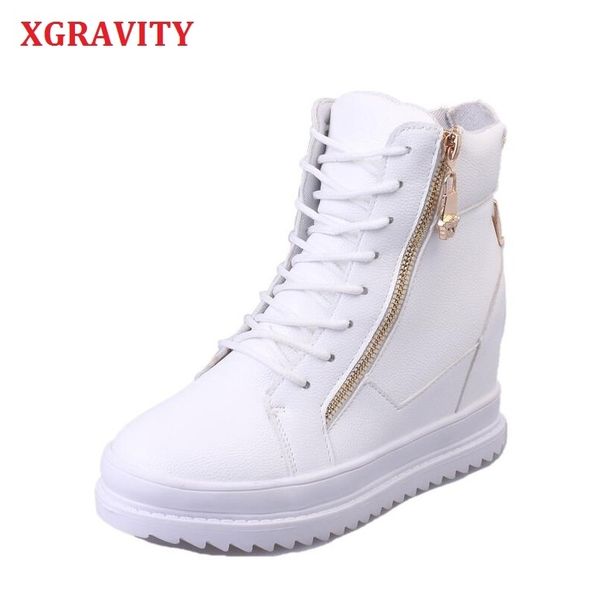 xgravity autumn elegant invisible high heel fashion heel increasing women boots pu ladies short boots lady wedge shoes s002 210429, Black
xgravity autumn elegant invisible high heel fashion heel increasing women boots pu ladies short boots lady wedge shoes s002 210429, Black