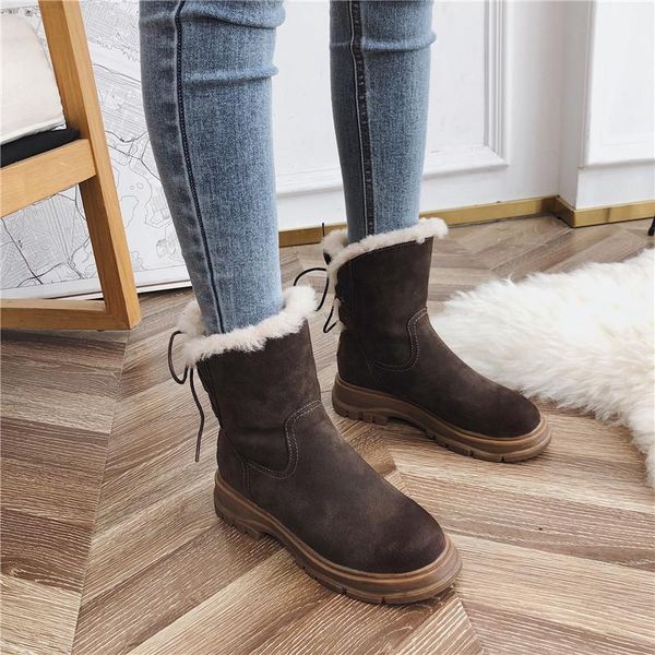 boots cootelilil ankle women winter warm plush fur snow female platform ladies shoes lace up solid feminina, Black
boots cootelilil ankle women winter warm plush fur snow female platform ladies shoes lace up solid feminina, Black