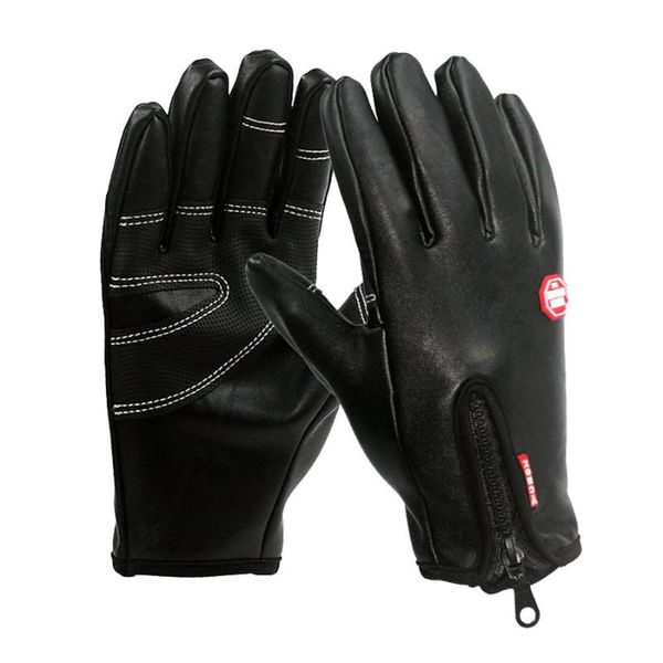 sports gloves touch screen pu leather outdoor zipper winter fishing glove for fitness excercise running riding motorcycle, Black
sports gloves touch screen pu leather outdoor zipper winter fishing glove for fitness excercise running riding motorcycle, Black