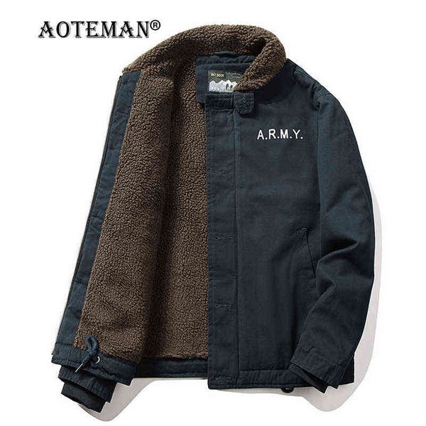 men winter jackets warm parkas male coats fleece outwears men clothing windbreaker sportswear military fashion jacket lm210 211217, Black;brown
men winter jackets warm parkas male coats fleece outwears men clothing windbreaker sportswear military fashion jacket lm210 211217, Black;brown