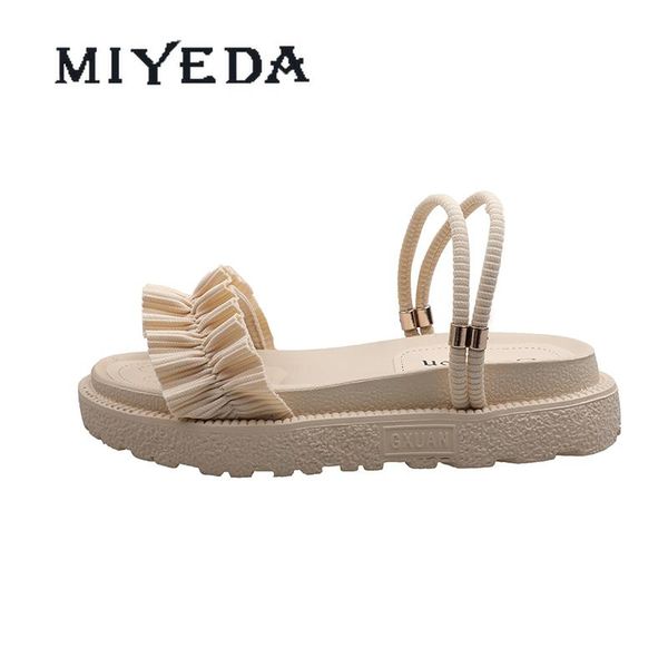 sandals miyeda women summer slip-on shallow back strap female wedges sweet style comfortable casual ruffles woman shoes, Black
sandals miyeda women summer slip-on shallow back strap female wedges sweet style comfortable casual ruffles woman shoes, Black