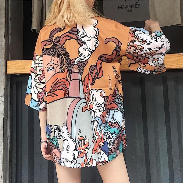 ethnic clothing women kimono cardigan japanese dress haori obi yukata female beach women's, Red
ethnic clothing women kimono cardigan japanese dress haori obi yukata female beach women's, Red
