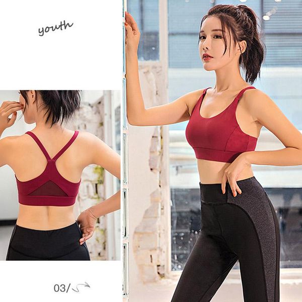 gym clothing women fitness bra wireless shockproof quick dry push up yoga lifting fou99, White;black
gym clothing women fitness bra wireless shockproof quick dry push up yoga lifting fou99, White;black