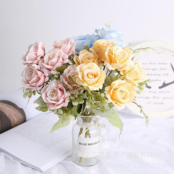 head silk rose peony artificial flower bridal bouquet for wedding decoration fake flowers vase home garden decor decorative & wreaths
head silk rose peony artificial flower bridal bouquet for wedding decoration fake flowers vase home garden decor decorative & wreaths