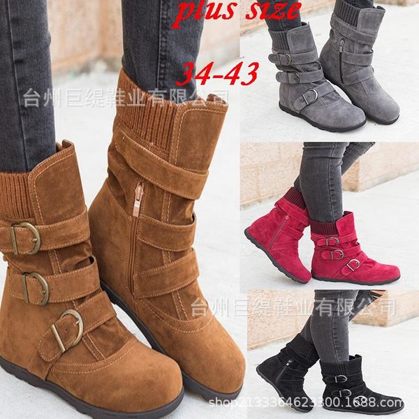 boots 2021 cotton amazon europe and america flat-bottomed women's leather in autumn winter, Black
boots 2021 cotton amazon europe and america flat-bottomed women's leather in autumn winter, Black