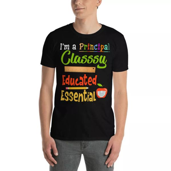 i am a principal classy educated essential cool principal teacher gifts t-shirt, White;black
i am a principal classy educated essential cool principal teacher gifts t-shirt, White;black