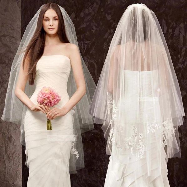 bridal veils arrive soft tulle applique comb beautiful white long 2 layer lace wedding, Black
bridal veils arrive soft tulle applique comb beautiful white long 2 layer lace wedding, Black
