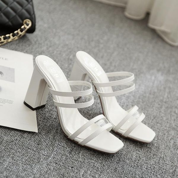 slippers 2021 summer high heels shoes fashion women transparent patchwork sandals casual ladies slides open toe outside, Black
slippers 2021 summer high heels shoes fashion women transparent patchwork sandals casual ladies slides open toe outside, Black