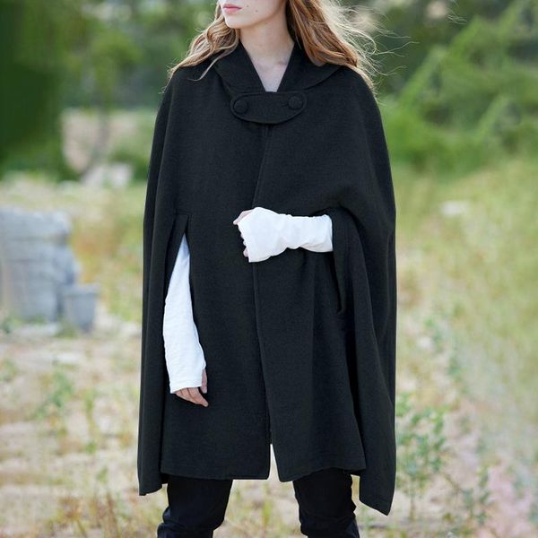 women's jackets elegant coats loose hooded button casual solid cape plus size autumn cloaks bohemian outercoats s-5xl streetwears, Black;brown
women's jackets elegant coats loose hooded button casual solid cape plus size autumn cloaks bohemian outercoats s-5xl streetwears, Black;brown
