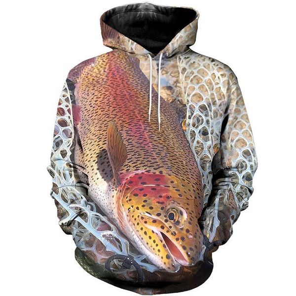 men's hoodies & sweatshirts upper clothing 3d printing rainbow trout fashion casual zipper hoodie/pullover and women's hoodie/swea, Black
men's hoodies & sweatshirts upper clothing 3d printing rainbow trout fashion casual zipper hoodie/pullover and women's hoodie/swea, Black