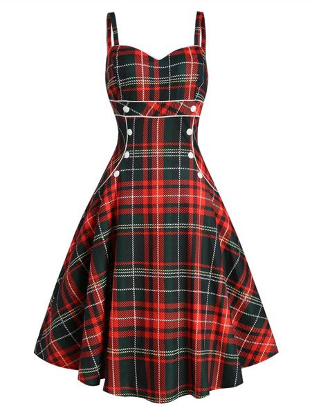 wipalo vintage gothic party dress plus size women plaid button embellished sleeveless rockabilly harajuku casual dresses, Black;gray
wipalo vintage gothic party dress plus size women plaid button embellished sleeveless rockabilly harajuku casual dresses, Black;gray