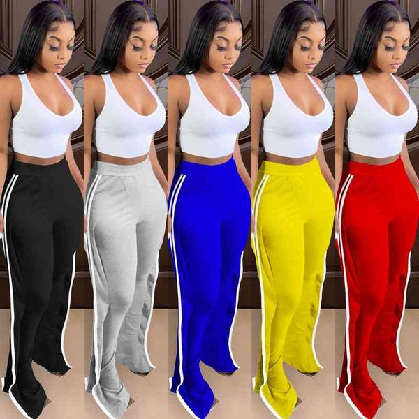 side striped ruffle casual bodycon sweat pants womens joggers elastic high waist trousers women pants female summer ladies, Black;white
side striped ruffle casual bodycon sweat pants womens joggers elastic high waist trousers women pants female summer ladies, Black;white