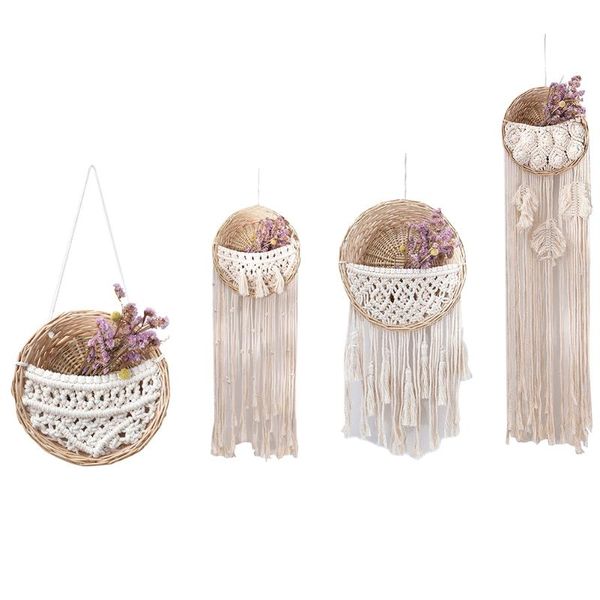 tapestries handmade woven macrame wall hanging tapestry tassel rattan flower pot bohemian home living room decorative gardening basket
tapestries handmade woven macrame wall hanging tapestry tassel rattan flower pot bohemian home living room decorative gardening basket
