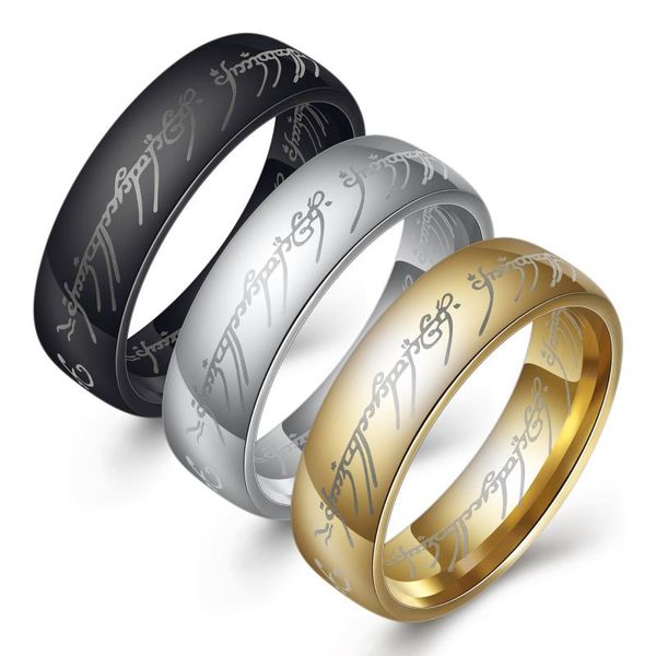 cluster rings 2021 stainless steel one ring of power gold color wedding lovers women men fashion jewelry wholesale r1416, Golden;silver
cluster rings 2021 stainless steel one ring of power gold color wedding lovers women men fashion jewelry wholesale r1416, Golden;silver