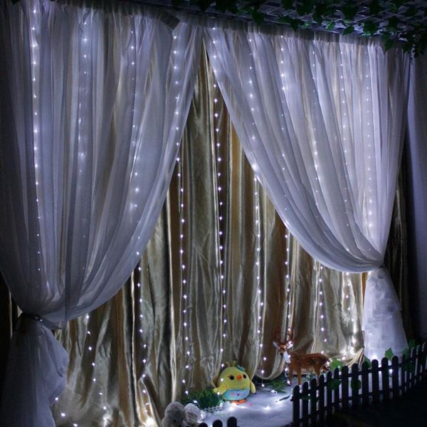 3x3m 300 led wedding fairy garland string light christmas for garden party curtain decoration strings
3x3m 300 led wedding fairy garland string light christmas for garden party curtain decoration strings