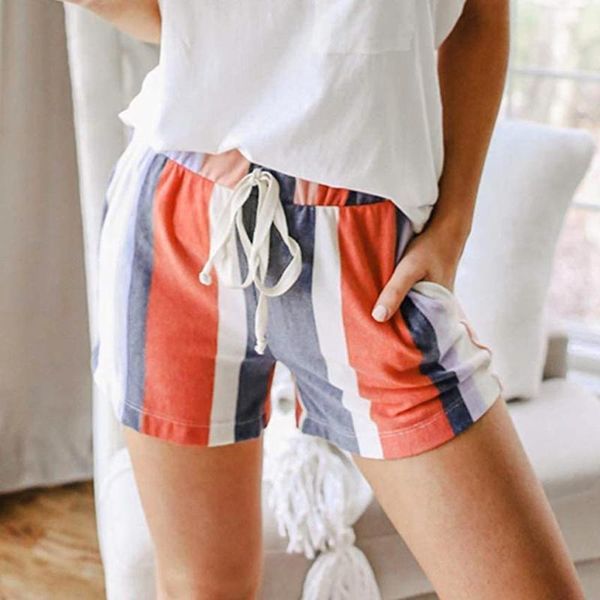 women stripe print pocket loose p ants lady summer shorts trousers vertical stripes spodenki damskie 2021 women's, White;black
women stripe print pocket loose p ants lady summer shorts trousers vertical stripes spodenki damskie 2021 women's, White;black