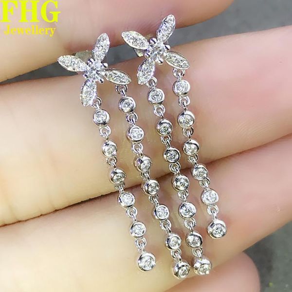 stud 18k au750 white gold earrings natural diamond0.55carat tassels earring wedding party engagement anniversary fashion elegant, Golden;silver
stud 18k au750 white gold earrings natural diamond0.55carat tassels earring wedding party engagement anniversary fashion elegant, Golden;silver