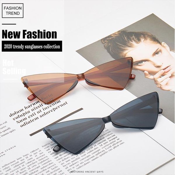 triangle sunglasses ladies trendy net red same cat eye transparent ocean lens glasses, White;black
triangle sunglasses ladies trendy net red same cat eye transparent ocean lens glasses, White;black
