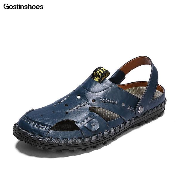 sandals genuine leather sandal men sandale sport casual shoes fashion closed toe anticollision homme cuir sandales, Black
sandals genuine leather sandal men sandale sport casual shoes fashion closed toe anticollision homme cuir sandales, Black