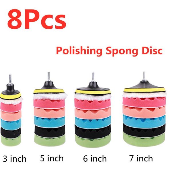 care products 8pcs buffing pad 3''5''6''7'' car sponge polishing kit abrasive polisher drill waxing
care products 8pcs buffing pad 3''5''6''7'' car sponge polishing kit abrasive polisher drill waxing