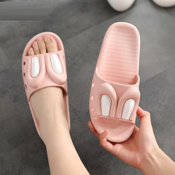 slippers cute summer women sandals cartoon home with rabbite ear indoor slipper for women/men flip flop 2021 t120, Black
slippers cute summer women sandals cartoon home with rabbite ear indoor slipper for women/men flip flop 2021 t120, Black
