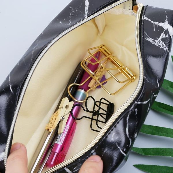 cosmetic bags & cases 50le large cute pencil case pen box zipper marble makeup storage supplies
cosmetic bags & cases 50le large cute pencil case pen box zipper marble makeup storage supplies