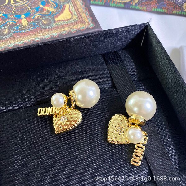 d home dijia new sweet japanese and korean fashion pearl earrings versatile letters earrings 925 silver needle, Golden
d home dijia new sweet japanese and korean fashion pearl earrings versatile letters earrings 925 silver needle, Golden