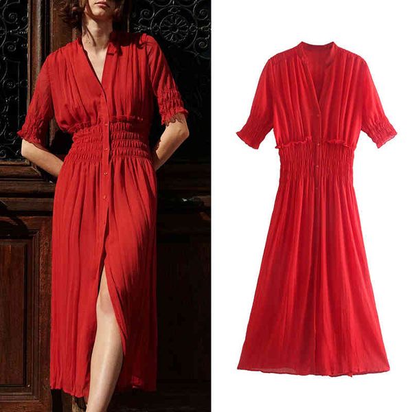 za summer women dress solid v-neck elastic waist half sleeve lady party vestido elegant girls a-line causal outfits 210422, Black;gray
za summer women dress solid v-neck elastic waist half sleeve lady party vestido elegant girls a-line causal outfits 210422, Black;gray