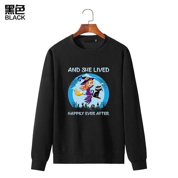 autumn winter halloween funny women's printed round neck sweater w59-122321, Blue;black
autumn winter halloween funny women's printed round neck sweater w59-122321, Blue;black