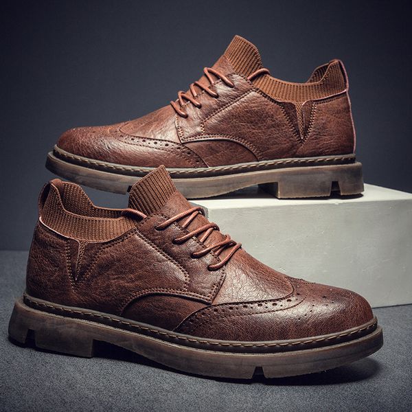 mens shoes british mens leather shoes business korean youth work shoes fashion joker, Black
mens shoes british mens leather shoes business korean youth work shoes fashion joker, Black