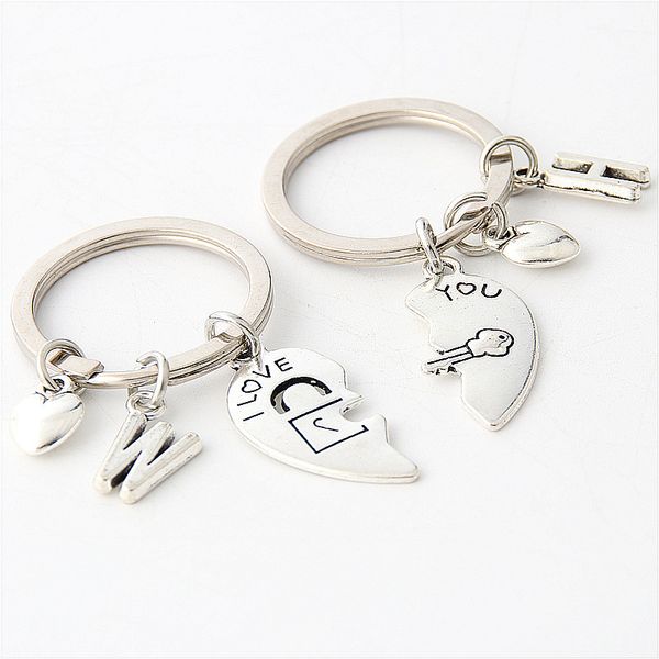 /set couple heart keychain i love you letter carved matching gift for lovers valentines day keyring e2248, Silver
/set couple heart keychain i love you letter carved matching gift for lovers valentines day keyring e2248, Silver